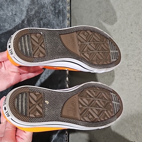 Orange Chuck Taylor All Star Canvas Unisex Low Top Shoes New! - Picture 6 of 7